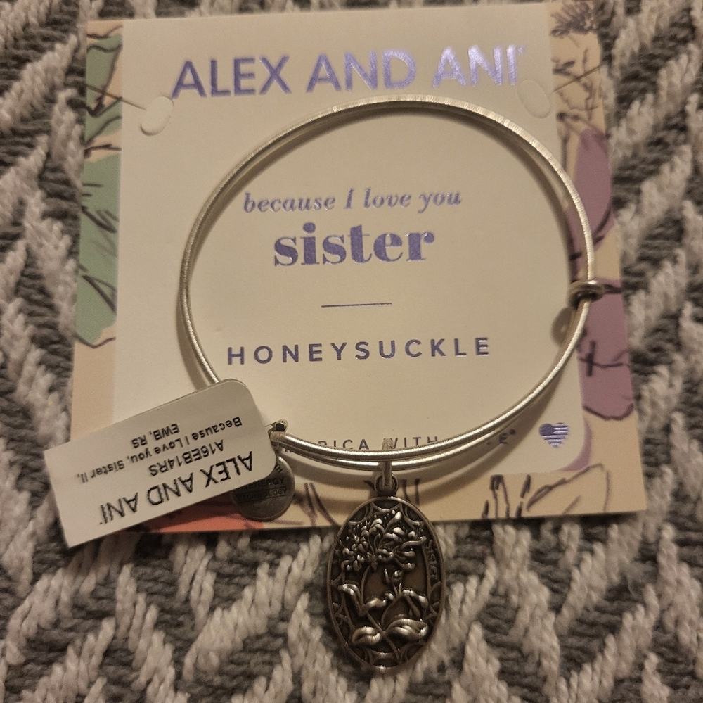 Alex and Ani Because I Love you Sister Bangle
